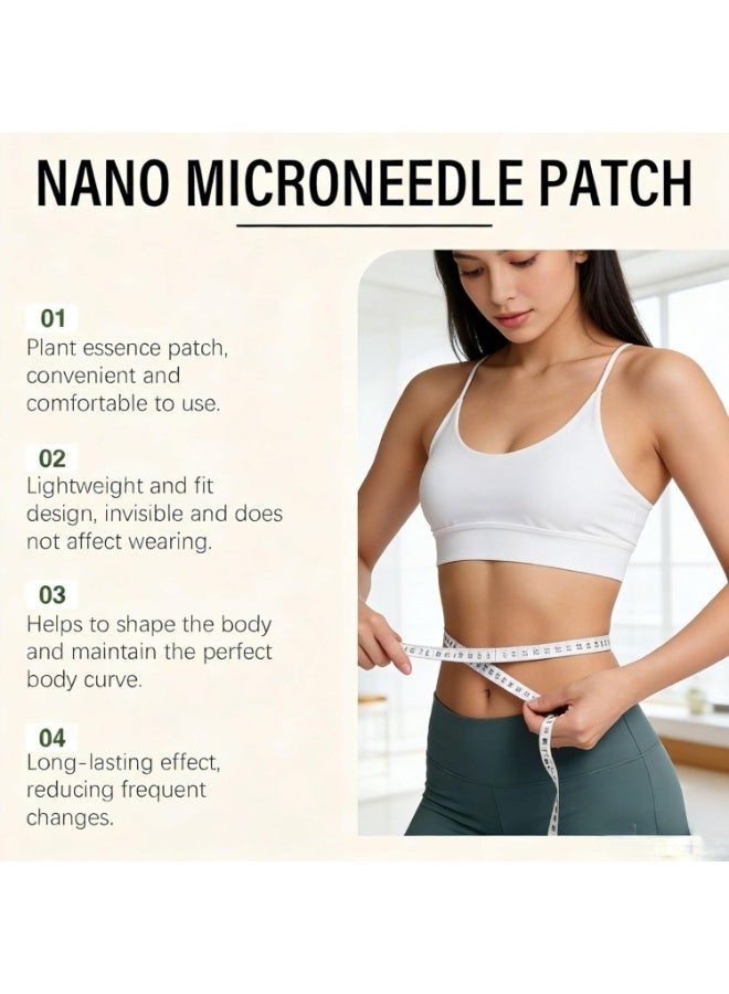 مورينجا 3-صندوق رقعة المورينجا، رقعة مورينجا احترافية جديدة 10 في 1 نانو ميكرو دارتس، رقع جديدة من البربرين، رقع طبيعية لتخسيس الجسم للنساء والرجال، مناسبة لجميع أنواع البشرة - Image 2